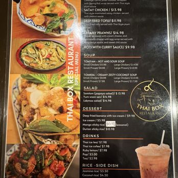 Thai Box Restaurant - Menu - Thai Near Me - Richmond, British Columbia Thai Box Restaurant - Menu - Thai Near Me - Richmond, British Columbia