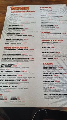 Menu photo 1 Buzz’s Roost Georgetown, SC