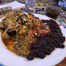 Beef enchiladas from the Tex Mex menu