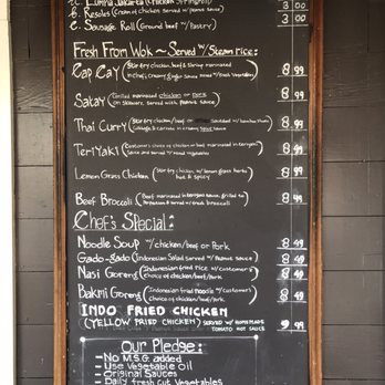 Bali Kitchen - Here comes the menu. - Indonesian Near Me - Sacramento, California