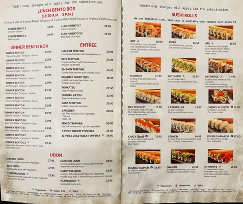 Menu photo 3 Hasumi Sushi Walnut Creek, CA Menu photo 3 Hasumi Sushi Walnut Creek, CA