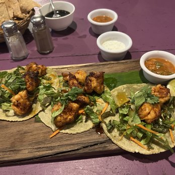 Charlie's - Shrimp Tacos!!! - Mexican Near Me - Tulum, ROO