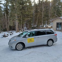 Grab A Cab MT - Picking up passengers at Artemis Acres. They went on a winter horseback ride.