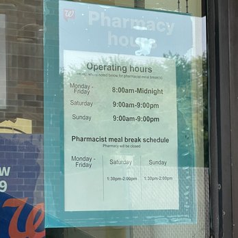 Walgreens - Pharmacy hours on the drive-thru window - Drugstores Near Me - Hanover Park, Illinois Walgreens - Pharmacy hours on the drive-thru window - Drugstores Near Me - Hanover Park, Illinois