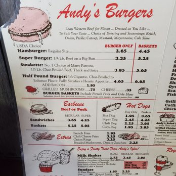 Andy's Igloo - Menu - American Near Me - Winter Haven, Florida