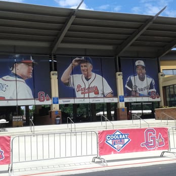 Neikro's - Braves legends at stadium entrance - Restaurants Near Me - Lawrenceville, Georgia Neikro's - Braves legends at stadium entrance - Restaurants Near Me - Lawrenceville, Georgia