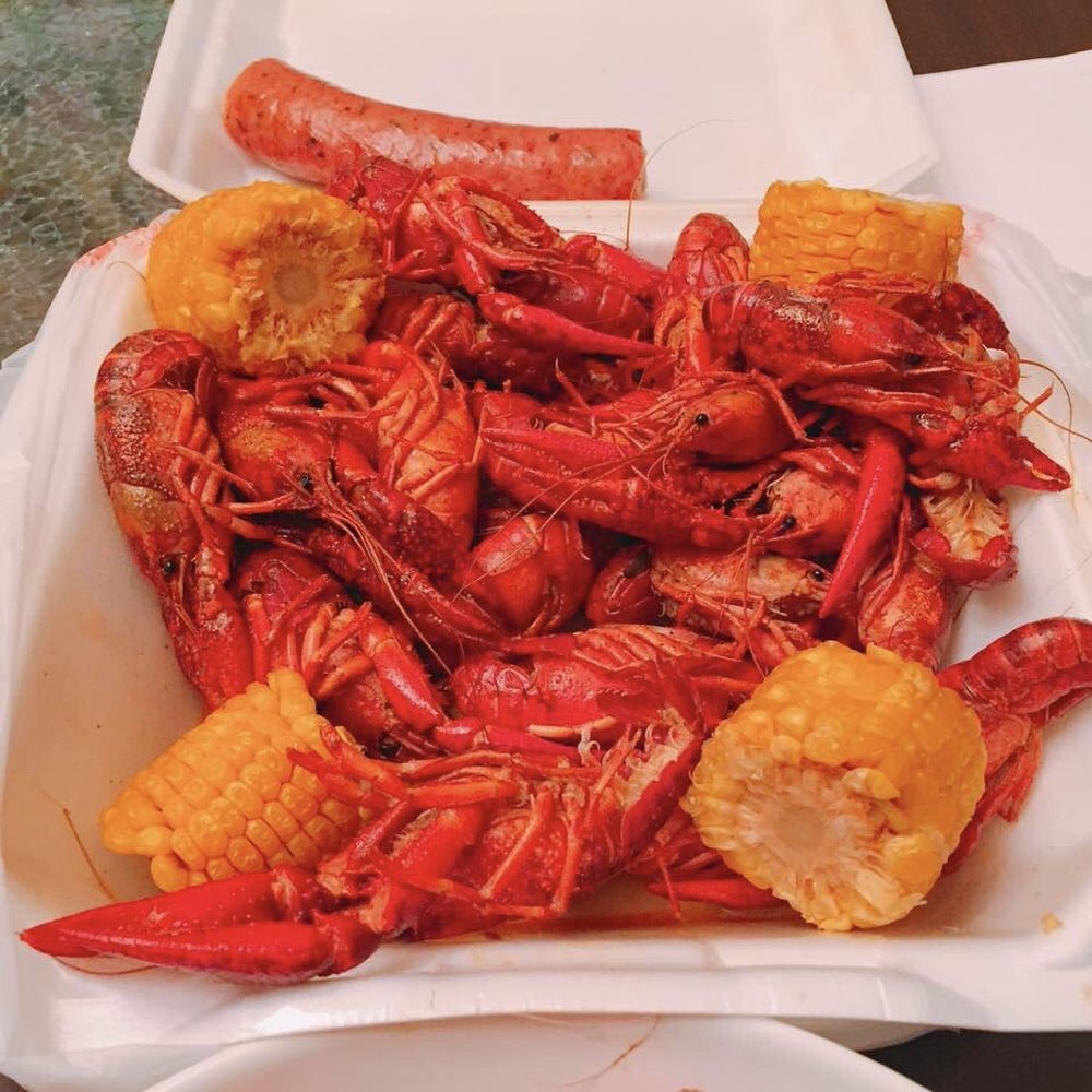 Texas Crawfish - 2lbs crawfish+one sausage link. - Food Trucks Near Me - Spring, Texas Texas Crawfish - 2lbs crawfish+one sausage link. - Food Trucks Near Me - Spring, Texas