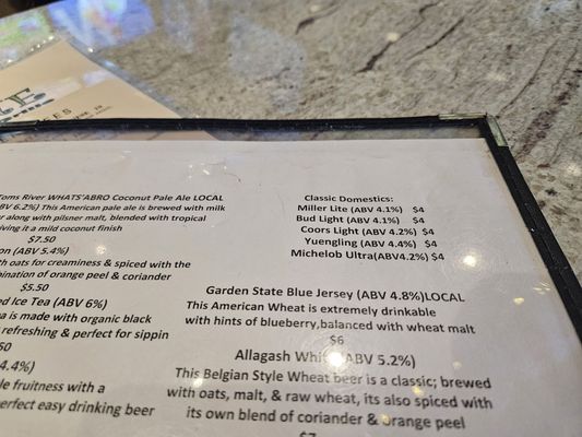 Menu photo 4 Hangtime Bar & Grille Absecon, NJ