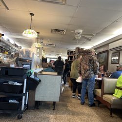 Clyde's Restaurant - Inside of diner is basic, a little crowded with friendly service.