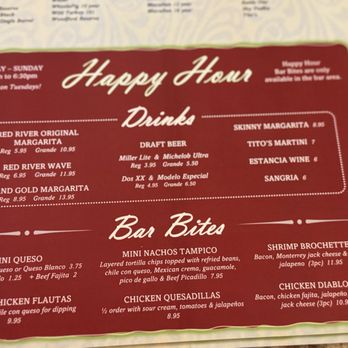 Red River Cantina - Richmond - Happy Hour Menu - Seafood Near Me - Richmond, Texas Red River Cantina - Richmond - Happy Hour Menu - Seafood Near Me - Richmond, Texas