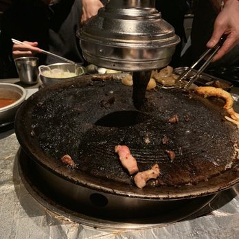 Let's Meat - Meat cooked on a burnt and unchanged grill - Korean Near Me - New York, New York