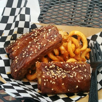 Wokker HTX - Tamarind ribs with curly fries - Asian Fusion Near Me - Houston, Texas Wokker HTX - Tamarind ribs with curly fries - Asian Fusion Near Me - Houston, Texas