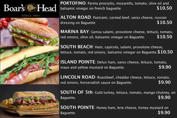 Menu photo 2 Miami Beach Deli Miami Beach, FL Menu photo 2 Miami Beach Deli Miami Beach, FL