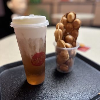 Meet Fresh - Egg waffle and fluffy winter melon tea - Desserts Near Me - Tustin, California Meet Fresh - Egg waffle and fluffy winter melon tea - Desserts Near Me - Tustin, California