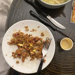 Hair in my Pork fried rice