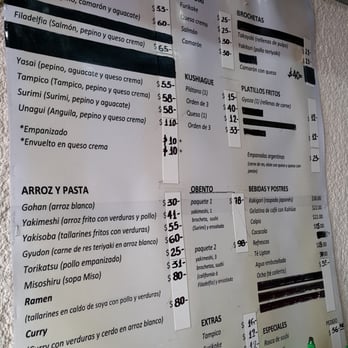 Obento-Ya - Menú - Japanese Near Me - México, D.F., DIF