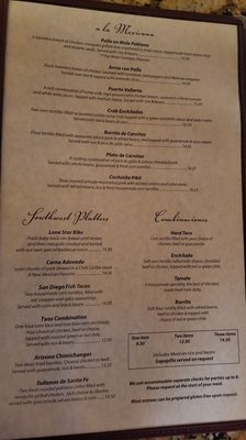 Menu photo 7 Gabriel's Santa Fe, NM