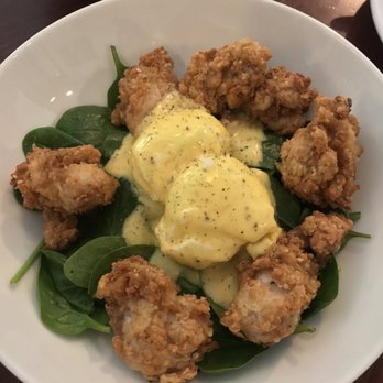 Launderette - Fried oyster florentine - New American Near Me - Austin, Texas Launderette - Fried oyster florentine - New American Near Me - Austin, Texas
