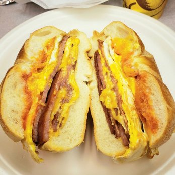 Rose's Diner - Taylor Ham, Egg, and Cheese with Extra Meat on a Roll, YUMMMMMERS!! - Coffee & Tea Near Me - Netcong, New Jersey