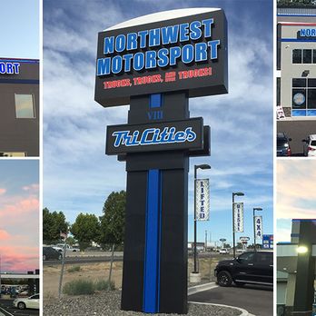Plumb Signs - Northwest Motorsport: Illuminated Pylon & Exterior Wall Signs - Signmaking Near Me - Tacoma, Washington Plumb Signs - Northwest Motorsport: Illuminated Pylon & Exterior Wall Signs - Signmaking Near Me - Tacoma, Washington