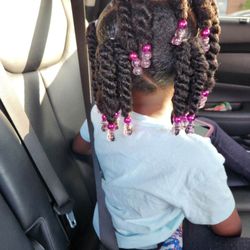 Princess Hair Pizzazz - Ponytails and Beads