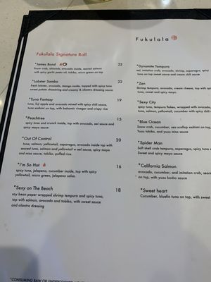 Menu photo 2 Fukulala Sushi Izakaya Roswell, GA Menu photo 2 Fukulala Sushi Izakaya Roswell, GA