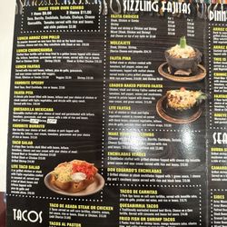 Updated menu photo page 1