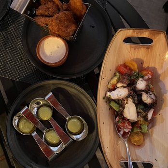Bolero Restaurante - Crispy Eggplant, Modern Olives, Grilled Octopus Salad - Tapas/Small Plates Near Me - Temecula, California
