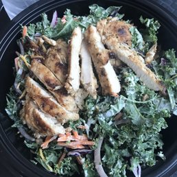 chicken and vegetables in a bowl