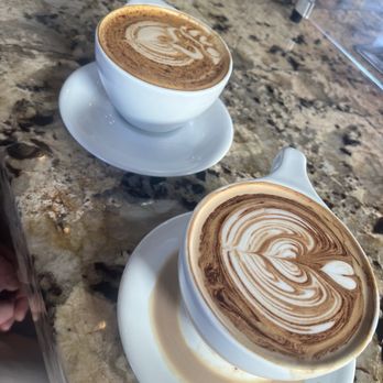 Cafe Dantorels - Dirty chai (left) tiramisu latte (right) - Cafes Near Me - Sacramento, California Cafe Dantorels - Dirty chai (left) tiramisu latte (right) - Cafes Near Me - Sacramento, California