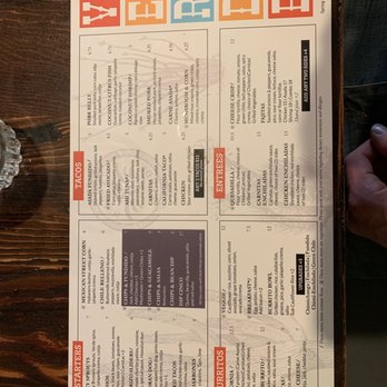 Verde - Menu Spring 2019 - Mexican Near Me - Boulder, Colorado
