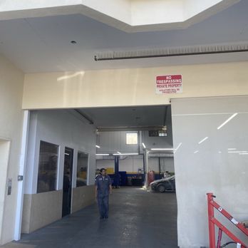 Harry's Auto Collision Center - entrance to one of the clean garage spaces - Body Shops Near Me - Los Angeles, California