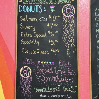 Jellyfish Donuts - Cute menu - Donuts Near Me - Ketchikan, Alaska Jellyfish Donuts - Cute menu - Donuts Near Me - Ketchikan, Alaska
