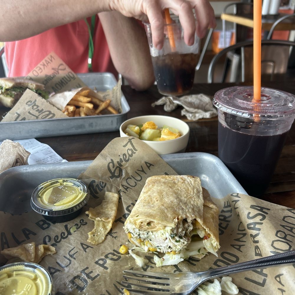 Verda Chicken wrap. Verda Chicken wrap.