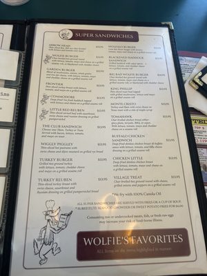 Menu photo 6 Wolfie's Restaurant South Deerfield, MA Menu photo 6 Wolfie's Restaurant South Deerfield, MA