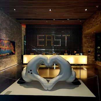 EAST - Stunning sculpture of love in the lobby - Hotels Near Me - Miami, Florida