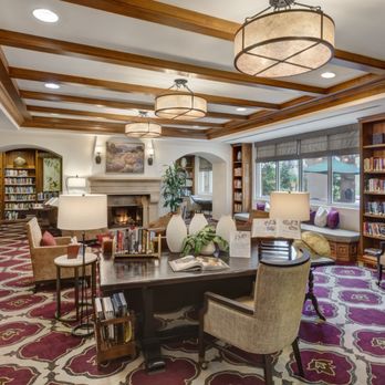 La Costa Glen - Excusive residential libraries - Retirement Homes Near Me - Carlsbad, California