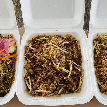 Thai Spice - Pineapple fried rice mild, pad thai mild and pah thai medium - Thai Near Me - Irvine, California Thai Spice - Pineapple fried rice mild, pad thai mild and pah thai medium - Thai Near Me - Irvine, California