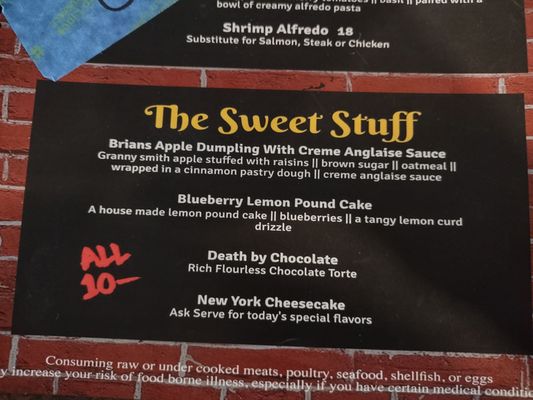 Menu photo 6 Kingman Craft House Kingman, AZ