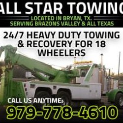 Allstar Towing & Storage - Serving All Of Texas!