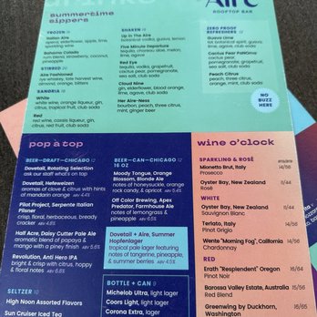 Aire Rooftop Bar - Wine Bars Near Me - Chicago, Illinois Aire Rooftop Bar - Wine Bars Near Me - Chicago, Illinois