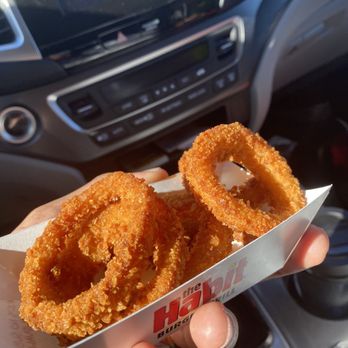 Habit Burger & Grill - Very small portion of onion rings. - Burgers Near Me - Moreno Valley, California Habit Burger & Grill - Very small portion of onion rings. - Burgers Near Me - Moreno Valley, California