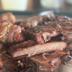 Hard Eight BBQ - Ribs, poppers, and brisket