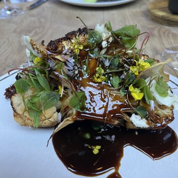 Taksim - Cauliflower 'steak' - Mediterranean Near Me - San Francisco, California Taksim - Cauliflower 'steak' - Mediterranean Near Me - San Francisco, California