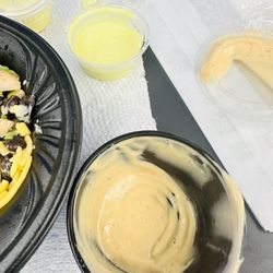 Pollo Tropical - Chipotle dressing & curry dressing