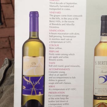 Le Pignole - Wineries Near Me - Brendola, Virgin Islands