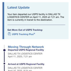 US Post Office - Circled to Chicago and Dallas AGAIN. On the 11 th when it had already gone through on the 5 th