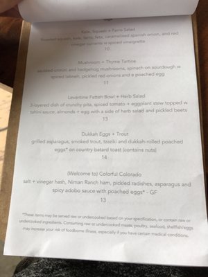 Menu photo 8 Stowaway Kitchen Denver, CO