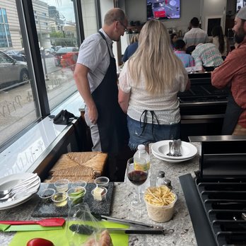 Cooking @ Millie's - Prepping main course - Cooking Classes Near Me - Louisville, Kentucky