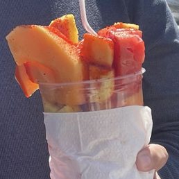 Fresh fruit cup w/chamoy and tajin Fresh fruit cup w/chamoy and tajin